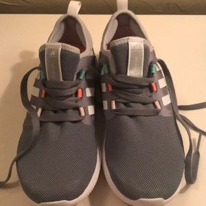 Gray Adidas bounce training shoes, worn once